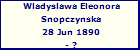 Wladyslawa Eleonora Snopczynska