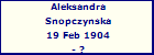 Aleksandra Snopczynska