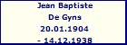 Jean-Baptiste De Gyns